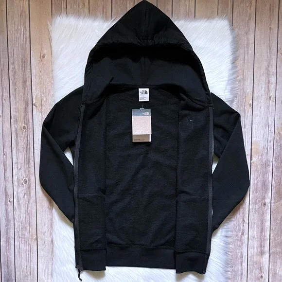 The North Face Women’s Heritage Patch Full Zip Black Hoodie - Picture 3 of 8